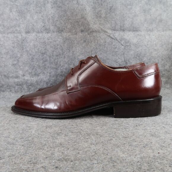 Giorgio Brutini Shoes Mens 12 Oxford Chukka Dress Classic Leather Lace Up Brown